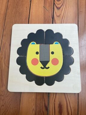 Animal Faces 4 Layer Wood Puzzle by Mudpuppy